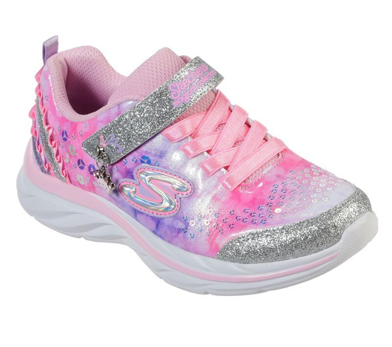 Skechers Quick Kicks - Lil Princess - Girls Sneakers Pink/Lavender [AU-MH7868]
